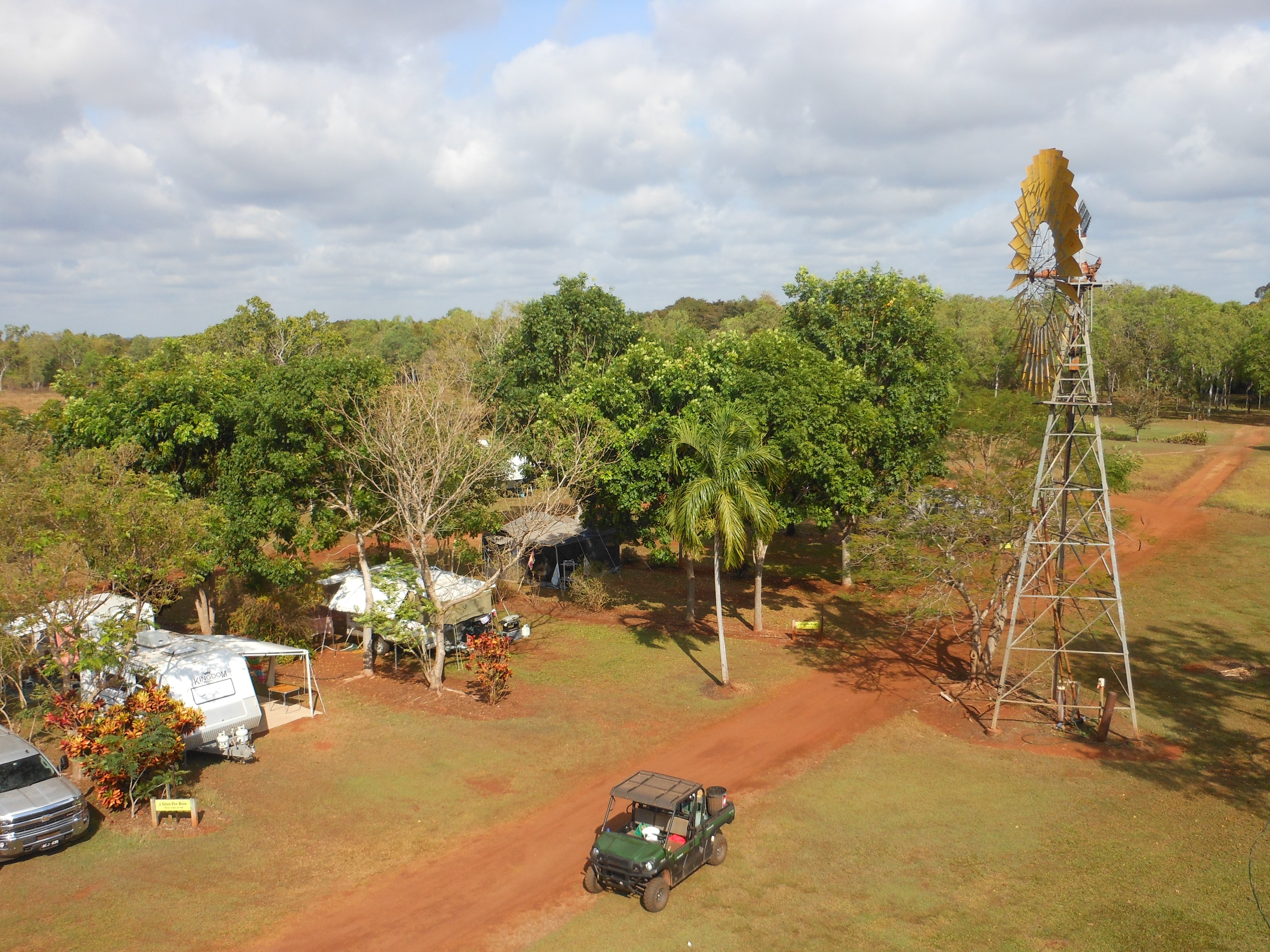 Grassy Camp Sites - Powered and Unpowered.