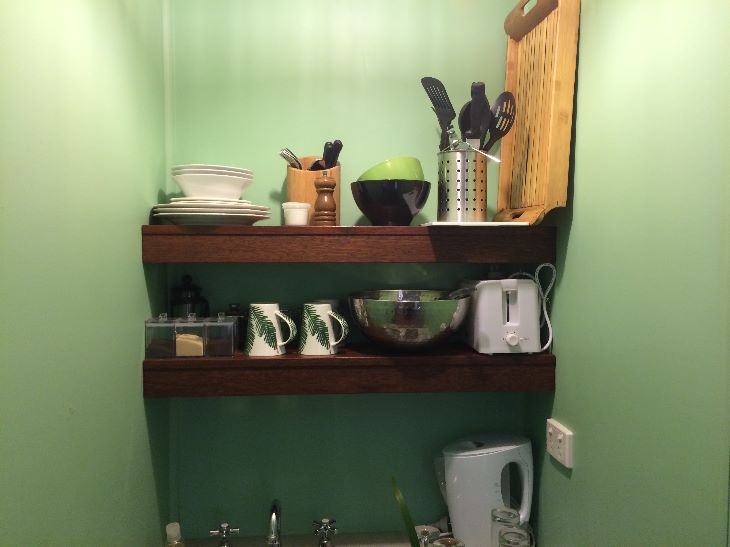 The green room coffee nook