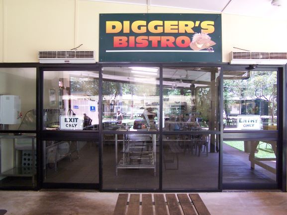 Diggers Bistro serving a variety of dishes